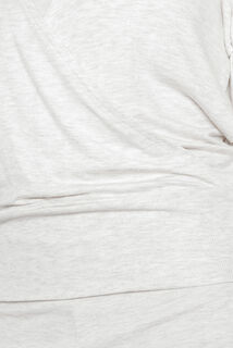 IDA PULL CACHE-COEUR GRIS CLAIR