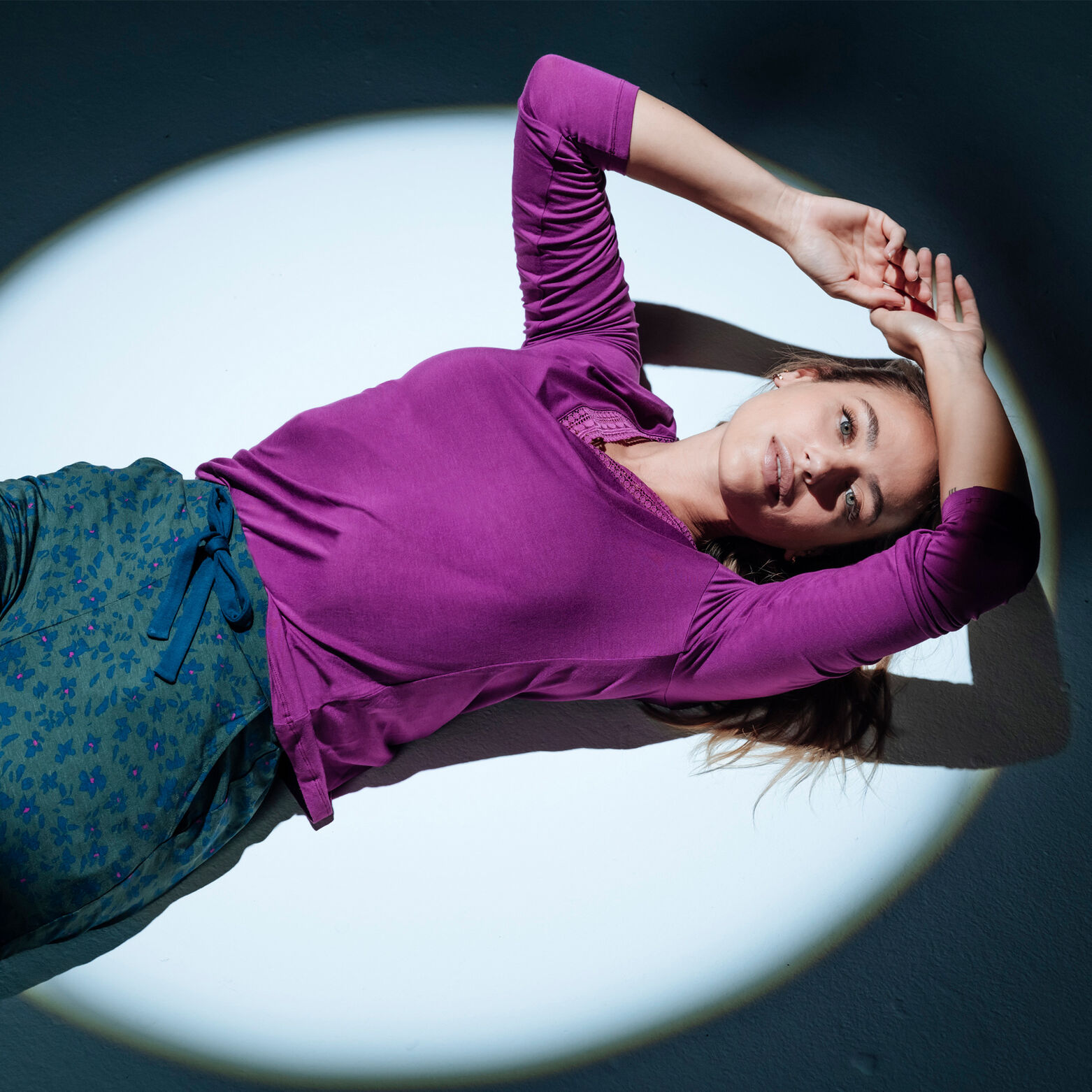 CAMILLE Tee-shirt manches longues VIOLET