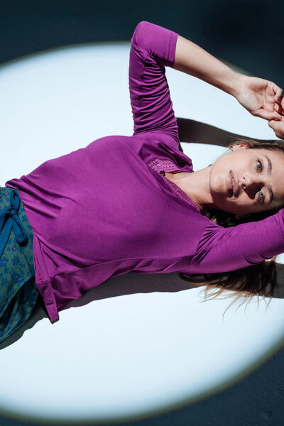 Tee-shirt manches longues VIOLET