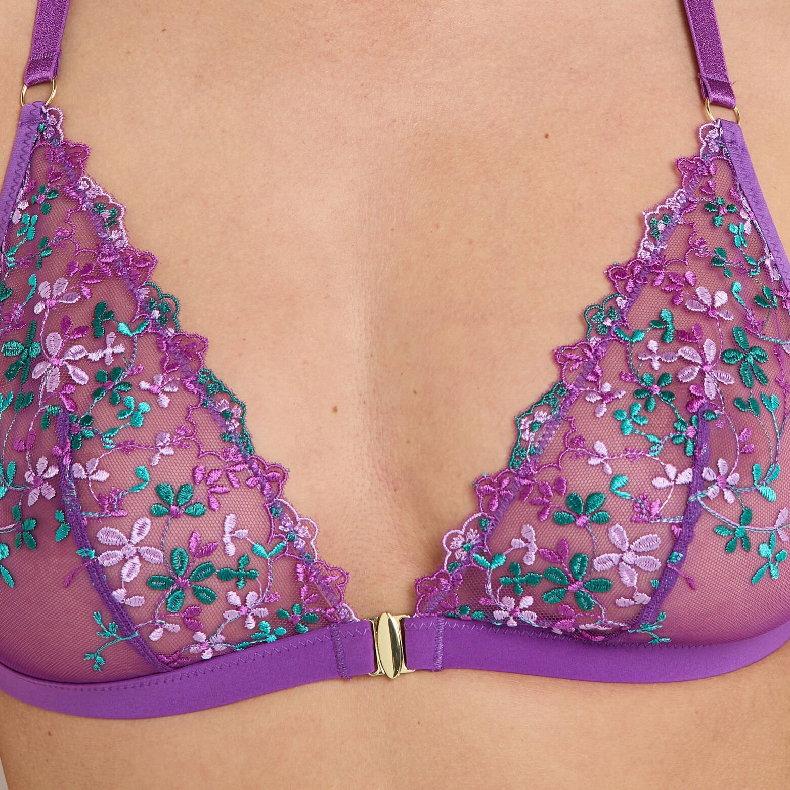 GALA SOUTIEN-GORGE SANS ARMATURE MULTICO VIOLET