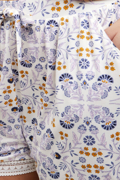 CAMILLE Short MULTICO BLANC