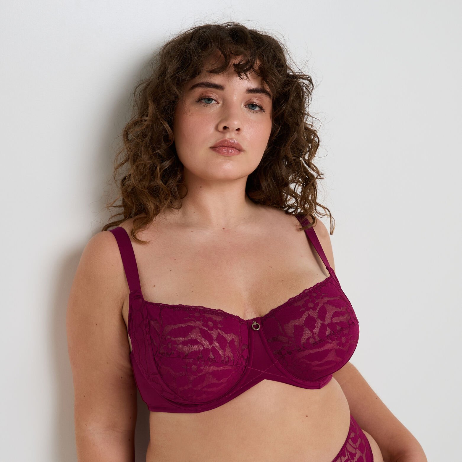 FRAN SOUTIEN-GORGE EMBOITANT PRUNE