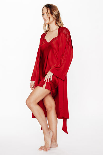 GLADIS KIMONO ROUGE