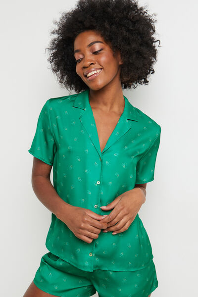CHEMISE MULTICO VERT