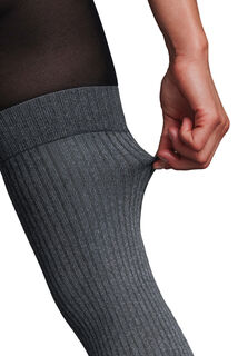JERSEY COLLANT EFFET CHAUSSETTES MULTICO NOIR