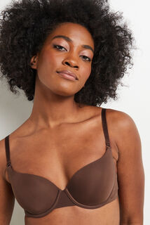 PERFECT SOUTIEN-GORGE AMPLIFORME MICROFIBRE MARRON