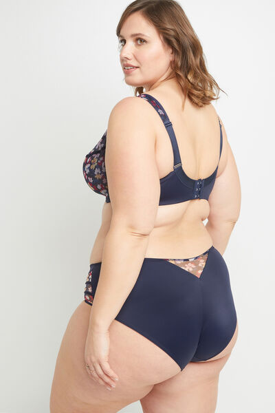 BLANCHE SHORTY TULLE MULTICO BLEU