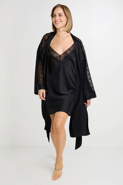 FEMME KIMONO NOIR