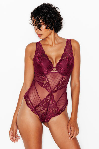 JEN BODY AMPLIFORME FOULARD ROUGE