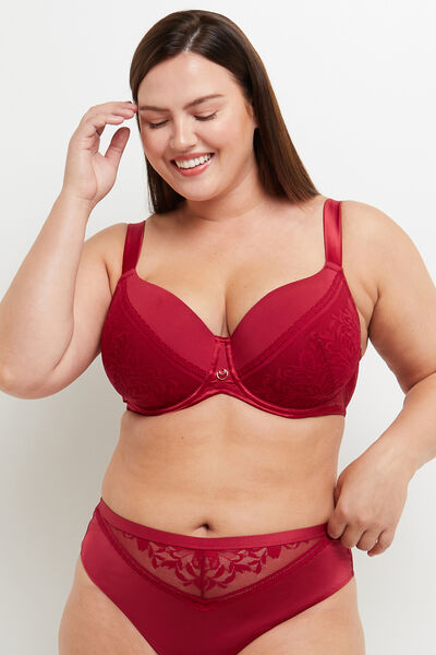 COLETTE+ SOUTIEN-GORGE AMPLIFORME ROUGE
