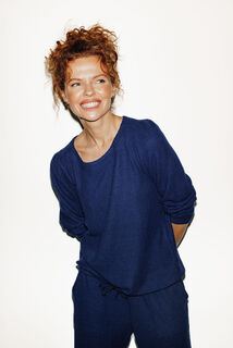 GAUFRETTE TEE-SHIRT MANCHES LONGUES BLEU