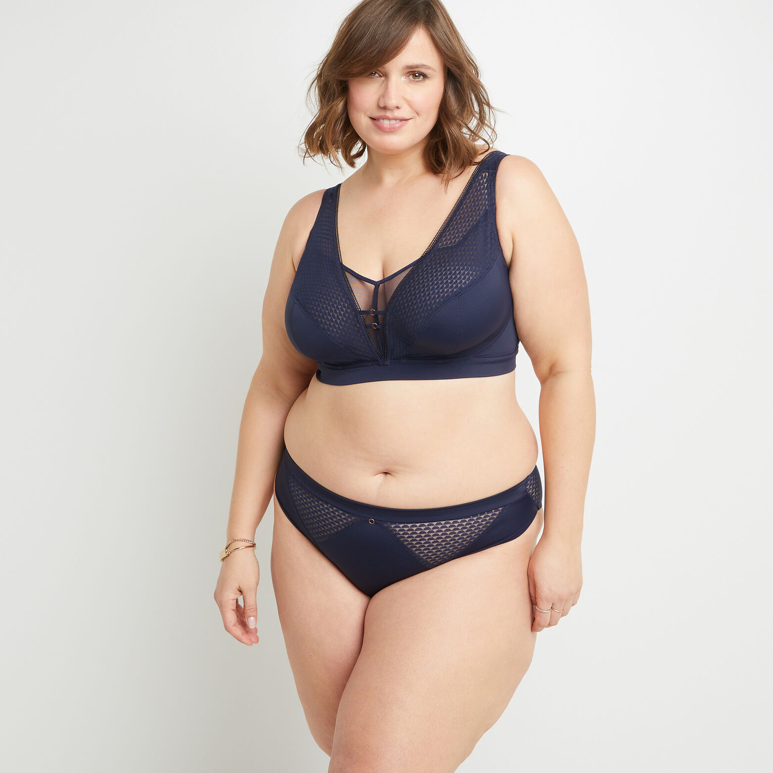 BERNADETTE CULOTTE MICROFIBRE MARINE