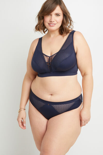 BERNADETTE CULOTTE MICROFIBRE MARINE