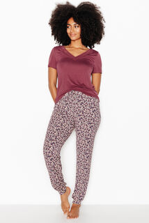 CAMILLE Pantalon de pyjama MULTICO ROSE