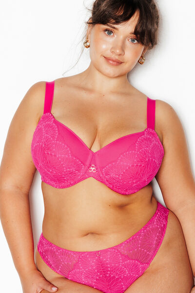 HERMINE+ SOUTIEN-GORGE AMPLIFORME FUCHSIA