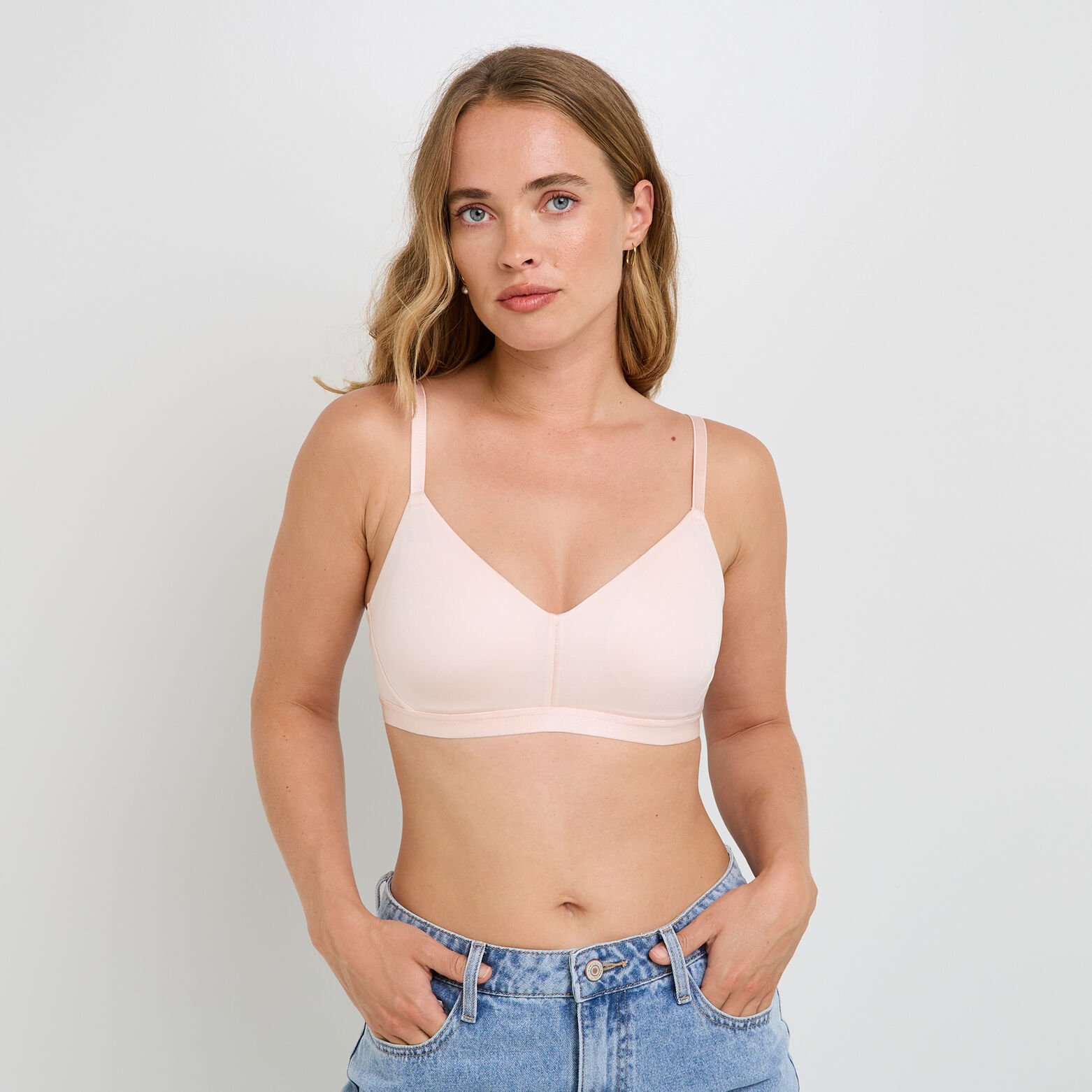 JULY SOUTIEN-GORGE BRASSIERE MICROFIBRE POUDRE