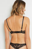 TRINITY SOUTIEN-GORGE AMPLIFORME FOULARD NOIR