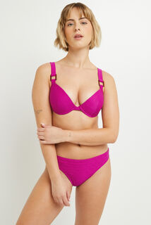 MURMURE MAILLOT DE BAIN CULOTTE MIDI ROSE