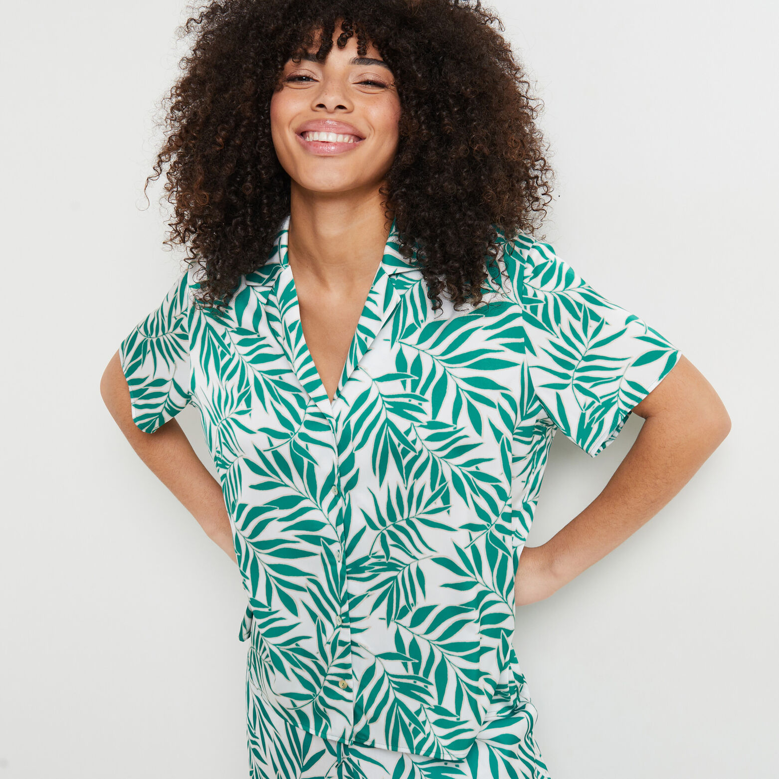 DELPHINE CHEMISE  MULTICO BLANC