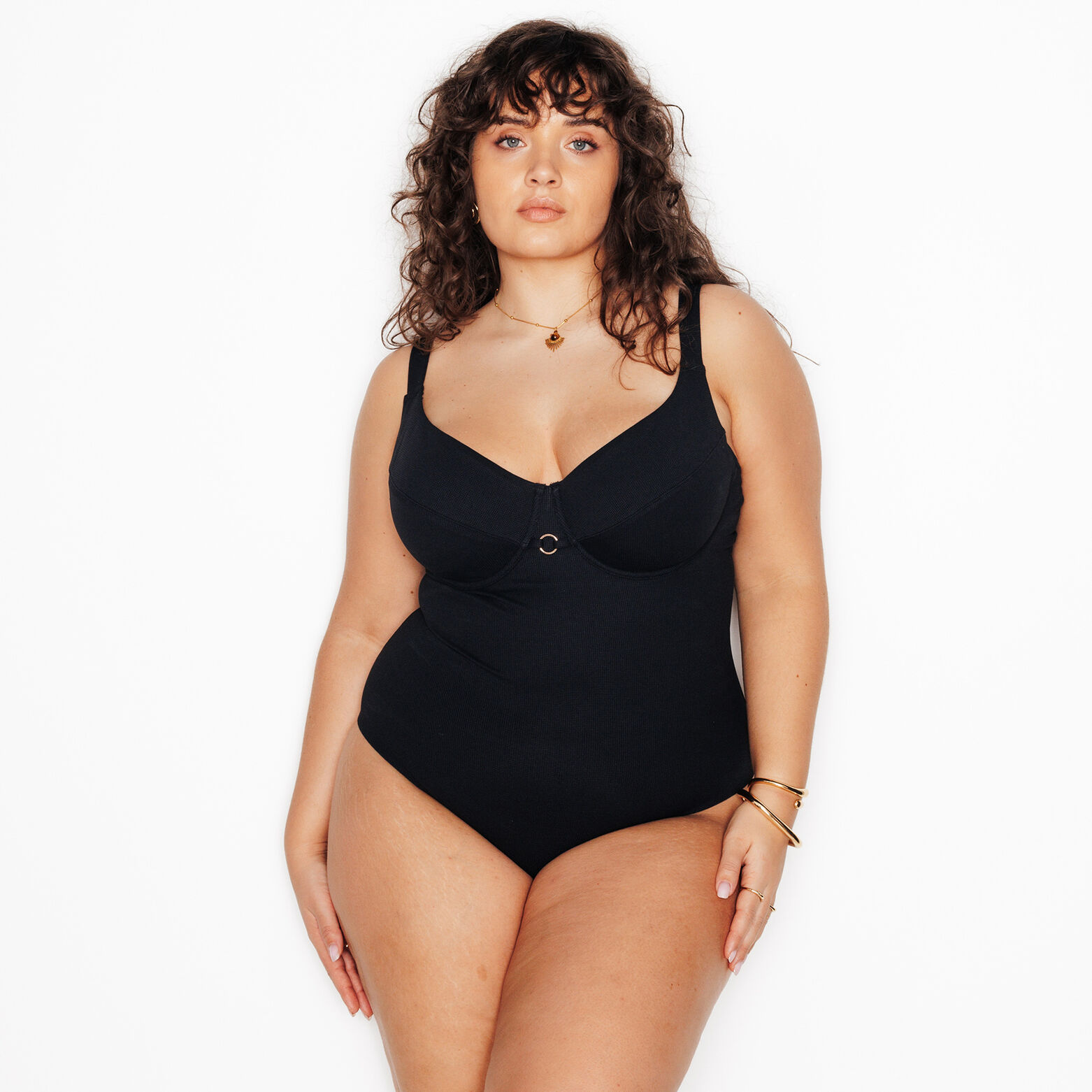 MALOU Maillot de bain 1 Pi&egrave;ce NOIR