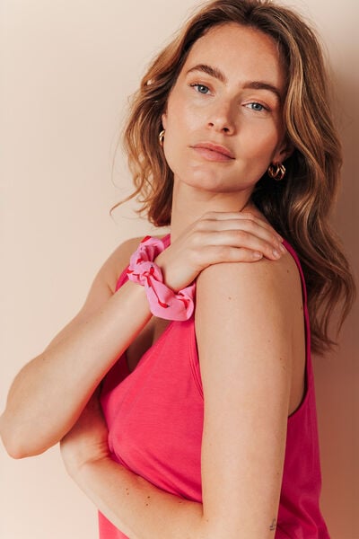 LOT DE 2 CHOUCHOUS MULTICO ROSE