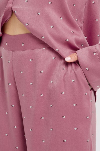 GRAMMY PANTALON DE PYJAMA MULTICO ROSE