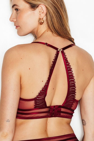 SOUTIEN-GORGE PUSH-UP BORDEAUX