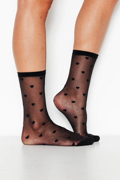 CHAUSSETTE VOILE 15 DENIERS NOIR