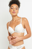 TINA SOUTIEN-GORGE PUSH UP DENTELLE BLANC