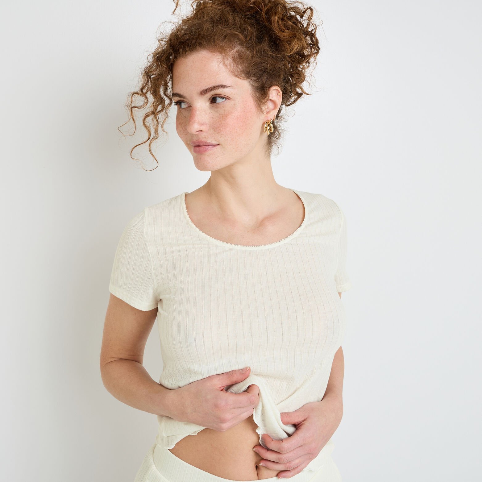HABY Tee-shirt manches courtes BEIGE