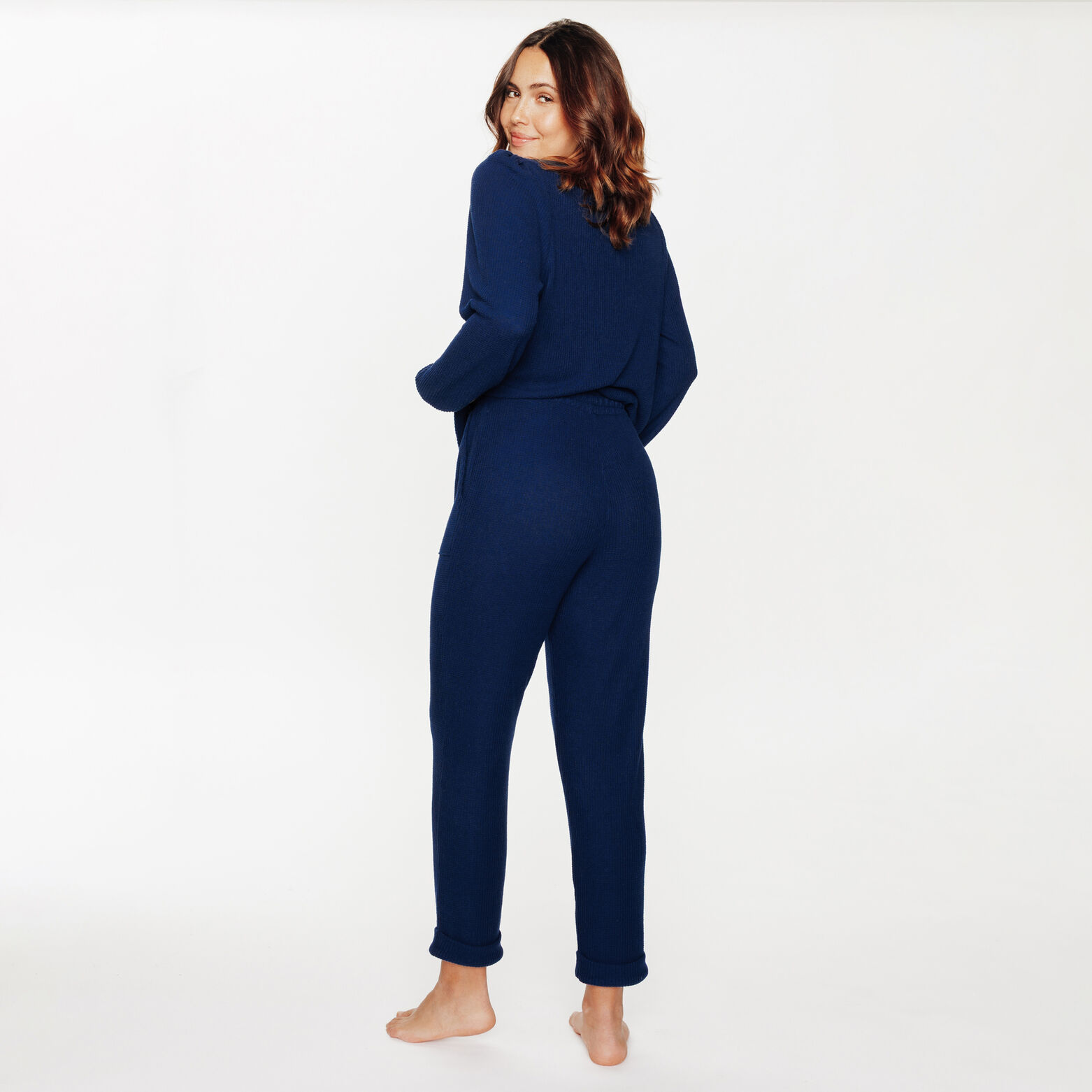 GAUFRETTE PANTALON DE PYJAMA BLEU