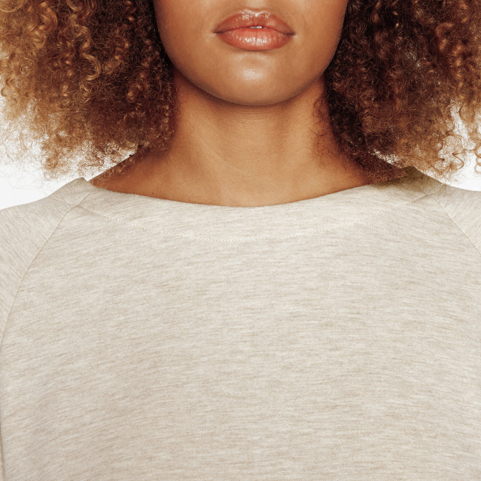 HOBBY TEE-SHIRT MANCHES LONGUES BEIGE