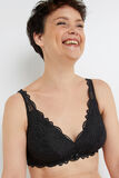 DENTELLE SOUTIEN-GORGE FOULARD POST-OP NOIR