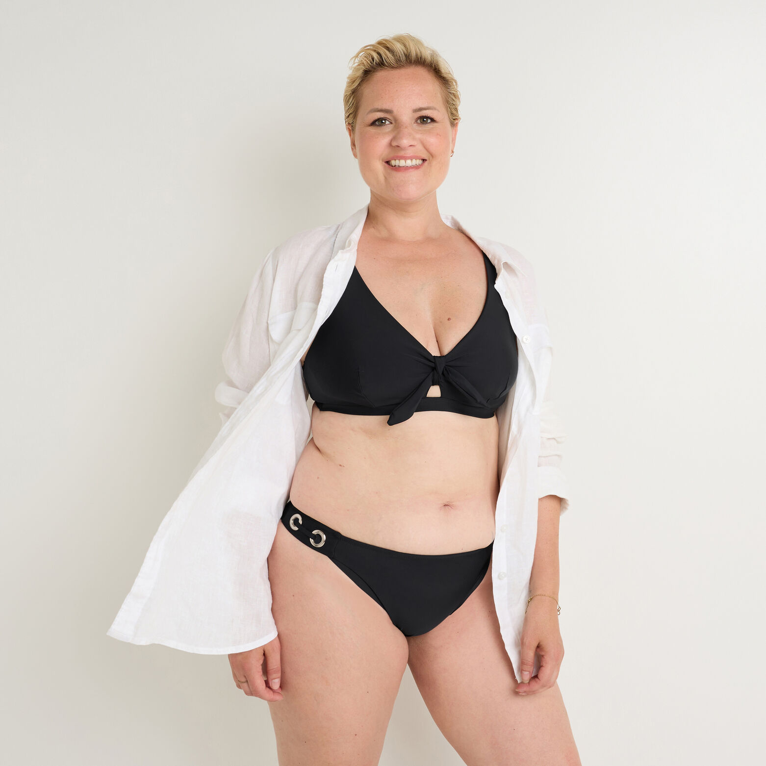 LESLIE MAILLOT DE BAIN TRIANGLE POST OP NOIR
