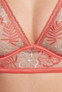 DOROTHY SOUTIEN-GORGE FOULARD PLONGEANT ORANGE
