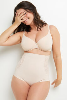 BELIEVE CULOTTE TRES HAUTE MICROFIBRE NATUREL