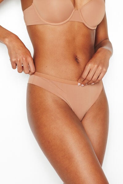 TANGA MICROFIBRE PEAU BRONZEE