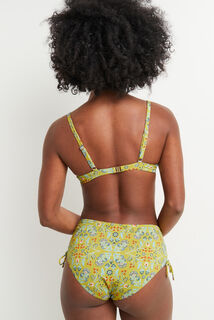 MALICE MAILLOT DE BAIN CULOTTE HAUTE MULTICO VERT