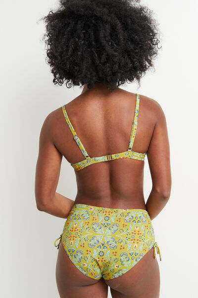 MALICE MAILLOT DE BAIN CULOTTE HAUTE MULTICO VERT