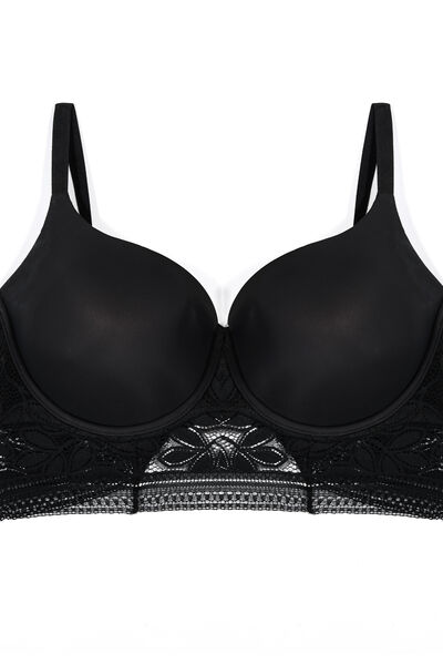 LYNN BRALETTE DENTELLE NOIR NOIR