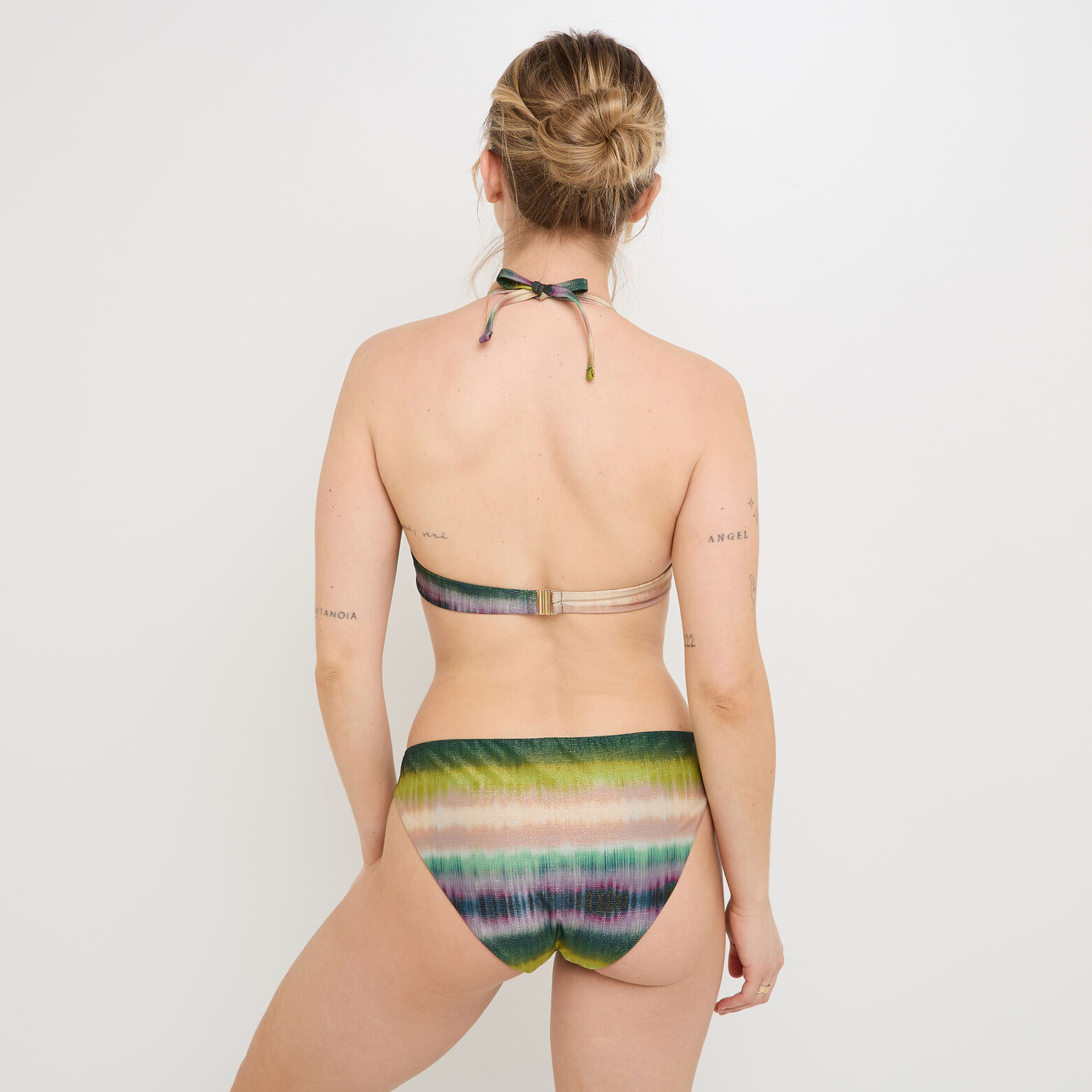 NUANCE Maillot de bain culotte midi MULTICO VERT