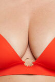 LISA MAILLOT DE BAIN TRIANGLE ORANGE