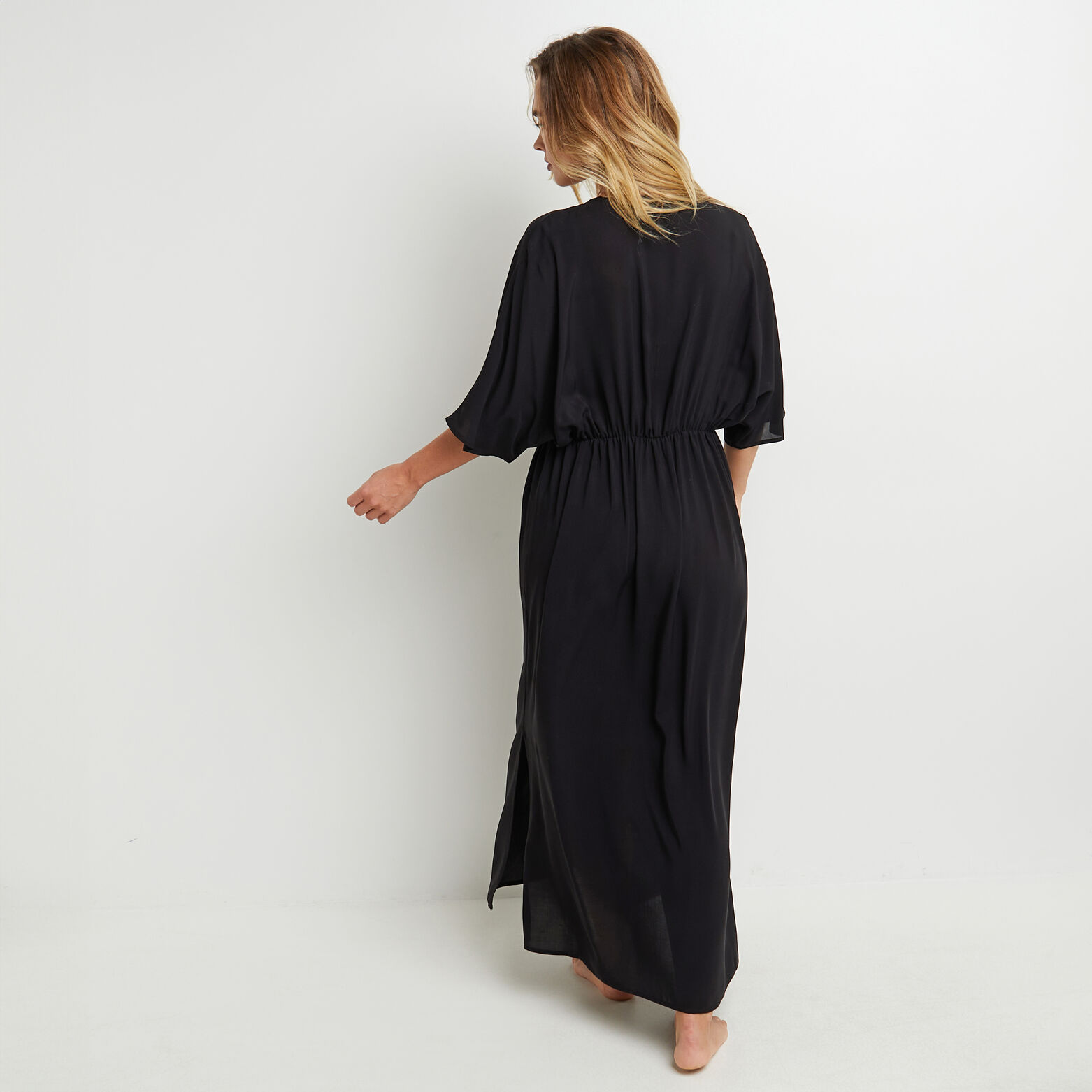 MARIA TUNIQUE LONGUE PLAGE NOIR