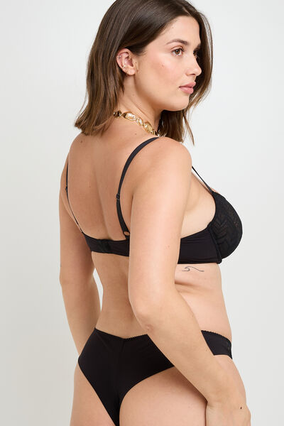 FANFAN SOUTIEN-GORGE CORBEILLE DENTELLE NOIR