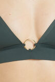 LISA MAILLOT DE BAIN TRIANGLE VERT FONCE