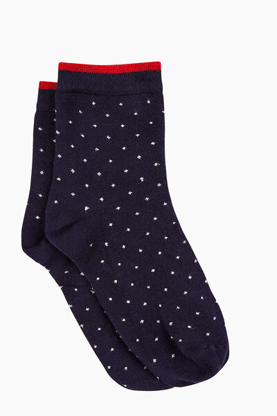 CHAUSSETTES POIS MULTICO BLEU