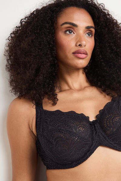 DENTELLE SOUTIEN-GORGE EMBOITANT DENTELLE NOIR