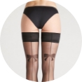 Bas Autoportants Femme Cuisse Haute 15 Deniers Dentelle Florale Sexy Nicole – Seconde Peau Invisible & Élégante