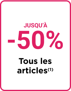 Tous les articles des Ventes Privées jusqu'à -50%