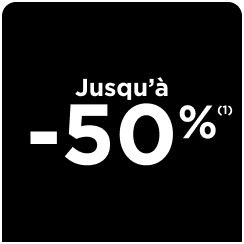 Jusqu'à -50% avec les Black Friday